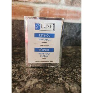 Luxe Beauty Care Retinol Skin Cream Anti Aging Wrinkles All Skin Types-1.7oz NIB